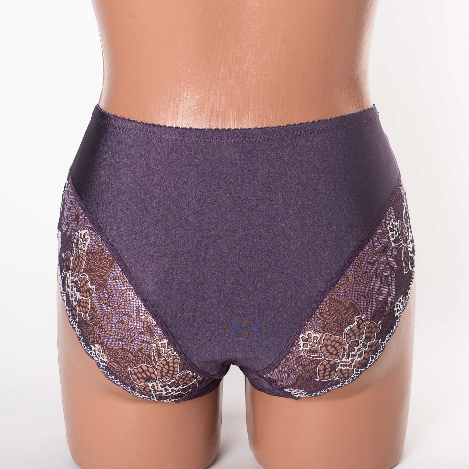  Жіночі труси Lanny mode мікрофібра з мереживом 51022 фіолетові 3948-3